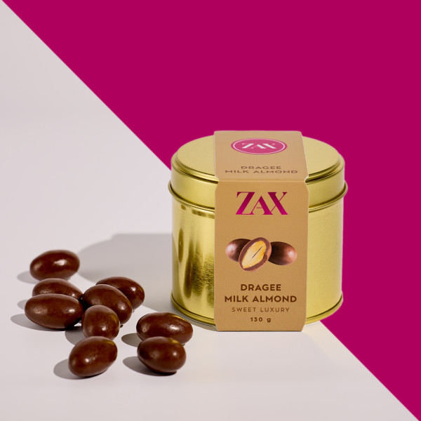 DRAGEE MILK ALMOND – Almond dragees in milk chocolate