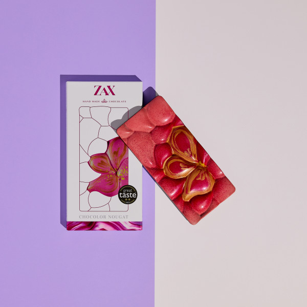 CHOCOLOR NOUGAT – Dark chocolate filled with nougat