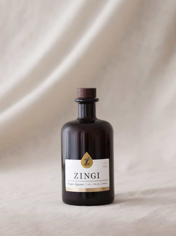 Ginger liqueur ZINGI, 50%, 500 ml