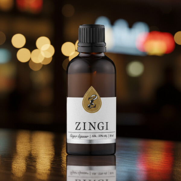 Ginger liqueur ZINGI mini, 32%, 50 ml