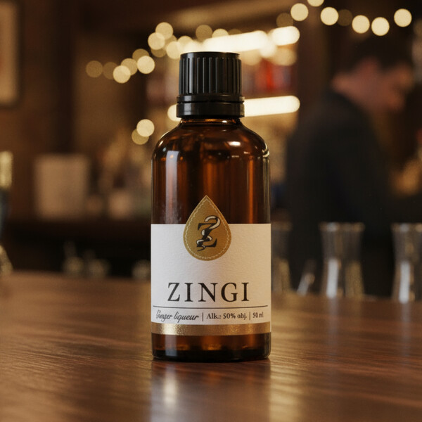 Ginger liqueur ZINGI mini, 50%, 50 ml