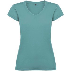 Victoria women's T-shirt with short sleeves and V-neckline - Reklamnepredmety