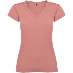Victoria women's T-shirt with short sleeves and V-neckline - Reklamnepredmety