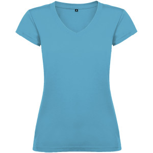Victoria short sleeve women's v-neck t-shirt - Reklamnepredmety