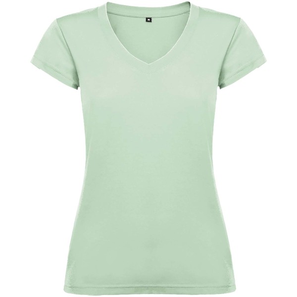 Victoria women's T-shirt with short sleeves and V-neckline