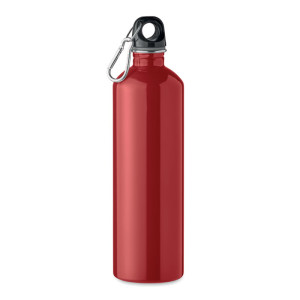 Single wall recycled stainless steel bottle REBIG MOSS - Reklamnepredmety