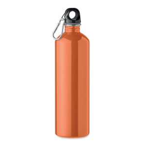 Single wall recycled stainless steel bottle REBIG MOSS - Reklamnepredmety