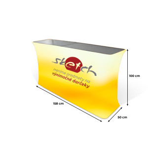 Textile display table with print - Reklamnepredmety