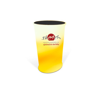 Textile promotional table - oval with print - Reklamnepredmety