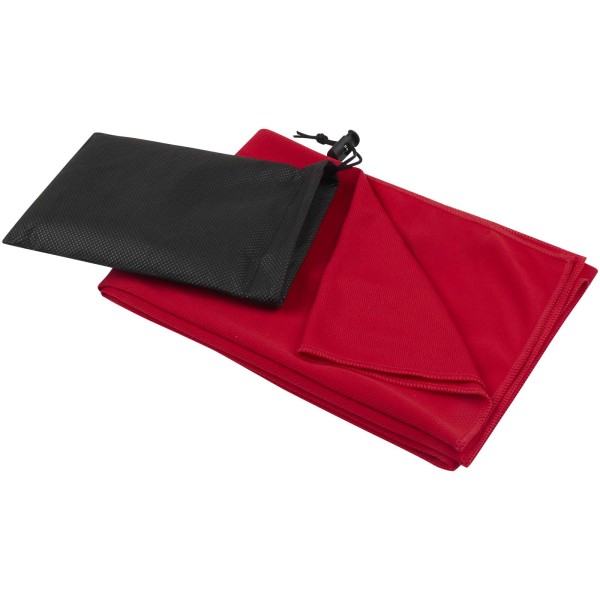Lucas RPET sport towel, 100 x 50 cm