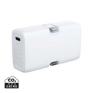 Powerbank Urban Vitamin Los Angeles 20W PD made of RCS plastic - Reklamnepredmety
