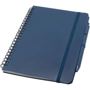 Hard cover notebook Thalaasa A5, made of ocean bound recycled plastic - Reklamnepredmety