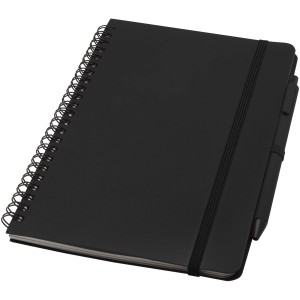 Hard cover notebook Thalaasa A5, made of ocean bound recycled plastic - Reklamnepredmety