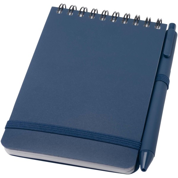 Hard cover notebook Thalaasa A6, made of ocean bound recycled plastic