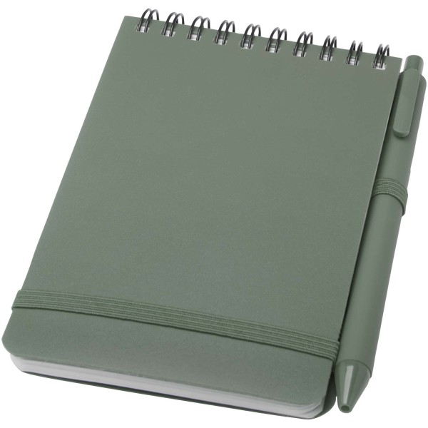 Hard cover notebook Thalaasa A6, made of ocean bound recycled plastic