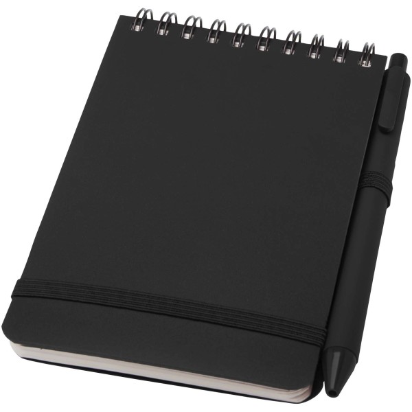Hard cover notebook Thalaasa A6, made of ocean bound recycled plastic