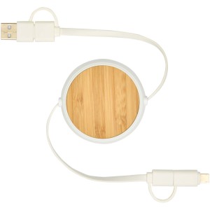Chechia 5-in-1 recycled plastic 100 cm fast charge cable - Reklamnepredmety