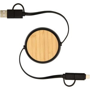 Chechia 5-in-1 recycled plastic 100 cm fast charge cable - Reklamnepredmety