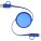 Alasia 5-in-1 retractable data sync and 45W fast charge cable, 100 cm - 12442053_F1 - variant PF 12442053