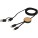 Chechia 5-in-1 data sync and 27W fast charge cable with bamboo details, 150 cm - 12442290_E2 - variant PF 12442290