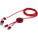 Alasia 5-in-1 data sync and 27W fast charge cable, recycled aluminium and plastic, 150 cm - 12442521_E2 - variant PF 12442521