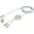 Alasia 5-in-1 data sync and 27W fast charge cable, recycled aluminium and plastic, 150 cm - 12442581_E2 - variant PF 12442581