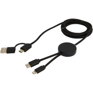 Citala 5-in-1 recycled plastic 150 cm data sync and 27W fast charge cable - Reklamnepredmety