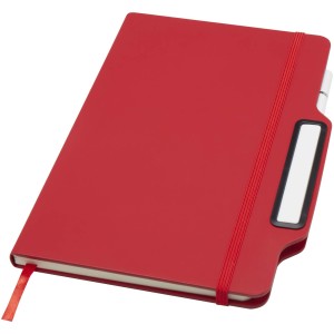 Nexus A5 hard cover notebook with pen and pencil combo (black ink) - Reklamnepredmety