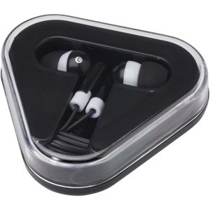 Rebel earbuds with recycled plastic storage box - Reklamnepredmety
