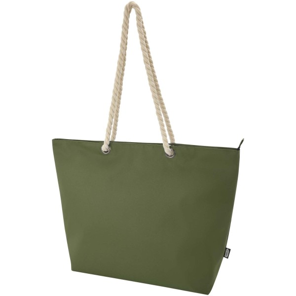 Panama GRS recycled beach cooler tote bag with cord handles
