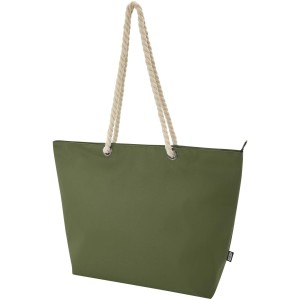 Panama GRS recycled beach cooler tote bag with cord handles - Reklamnepredmety