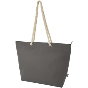 Panama GRS recycled beach cooler tote bag with cord handles - Reklamnepredmety