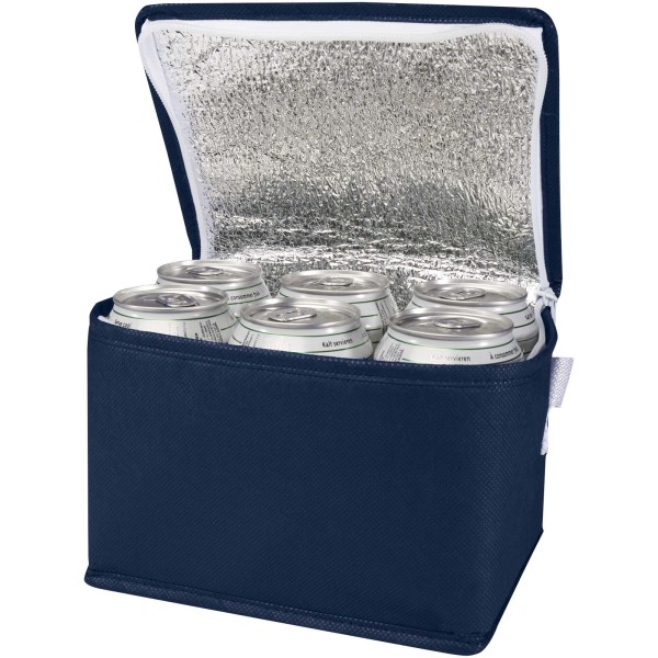 Spectrum 6-can recycled non-woven cooler bag 4L