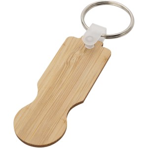 Ronan bamboo trolley keychain - Reklamnepredmety