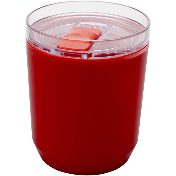 Hudson 180 ml recycled plastic double-wall tumbler