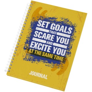 Desk-Mate® A5 hard cover journal - Reklamnepredmety