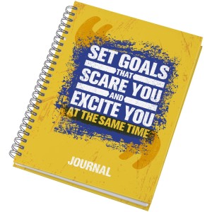 Desk-Mate® A5 hard cover journal - Reklamnepredmety
