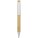 Rattan bamboo and recycled plastic ballpoint pen (black ink) - 10602601 - variant PF 10602601