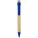 Rattan bamboo and recycled plastic ballpoint pen (black ink) - 10602652 - variant PF 10602652