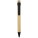 Rattan bamboo and recycled plastic ballpoint pen (black ink) - 10602690 - variant PF 10602690