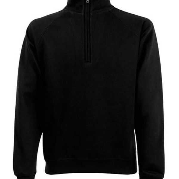 F382 Premium Zip Neck Raglan Sweat