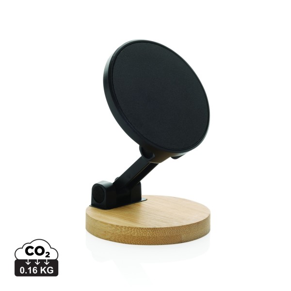 Magmount RCS recycled bamboo phone stand. plastic and bamboo