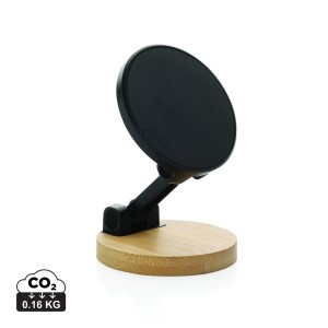 Magmount RCS recycled bamboo phone stand. plastic and bamboo - Reklamnepredmety