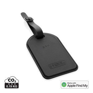 Luggage tag with charging locator made of RCS polyester - Reklamnepredmety