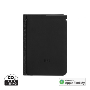 Trackmate travel wallet with locator made from RCS polyester - Reklamnepredmety