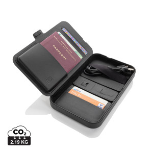 Swiss Peak 3in1 RCS plastic travel case with charger - Reklamnepredmety