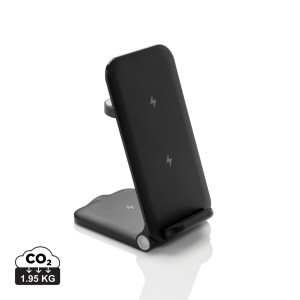 Powerpal 3 in 1 15W charger made of RCS recycled plastic - Reklamnepredmety