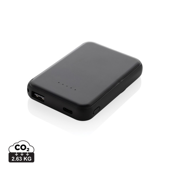 Magnetic power bank Stellar 5000mAh 5W made of RCS plastic