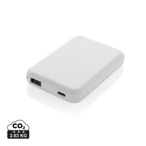 Magnetic power bank Stellar 5000mAh 5W made of RCS plastic - Reklamnepredmety