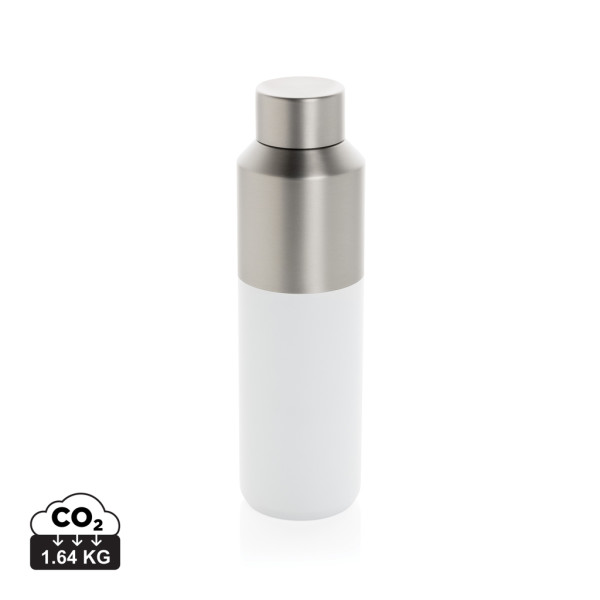 Fluid 600ml water bottle made of RCS recycled steel